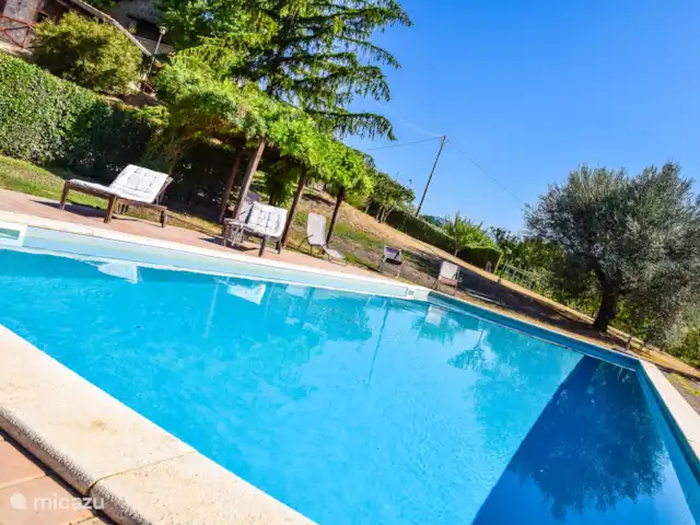 Maison & dépandance avec piscine privée | Italie, Ombrie, Lugnano in Teverina - maison de vacances