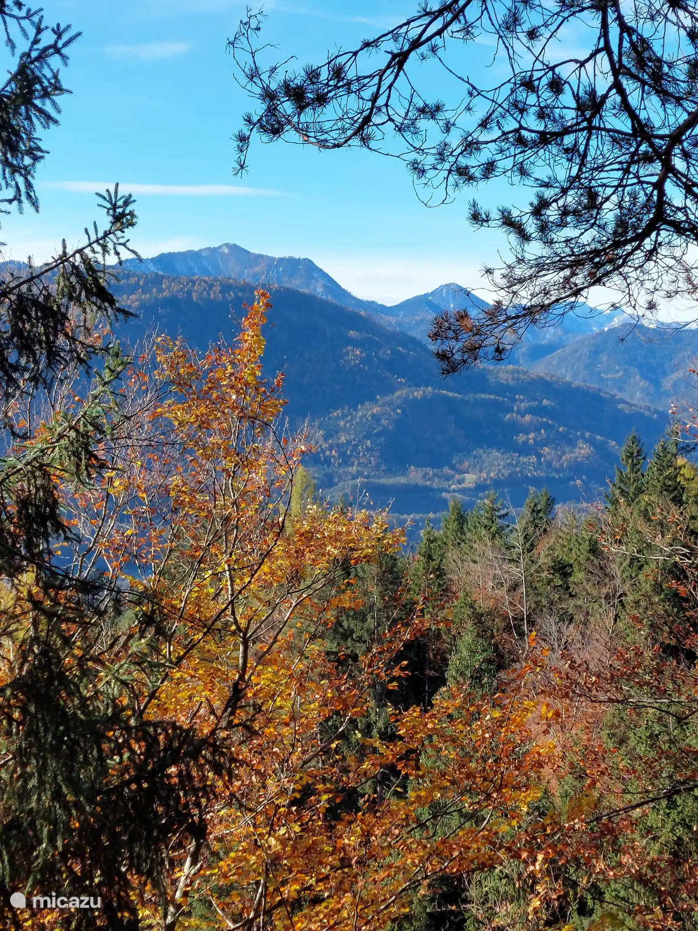 Die Berge auf der anderen Seite unseres Teils des Drautals.