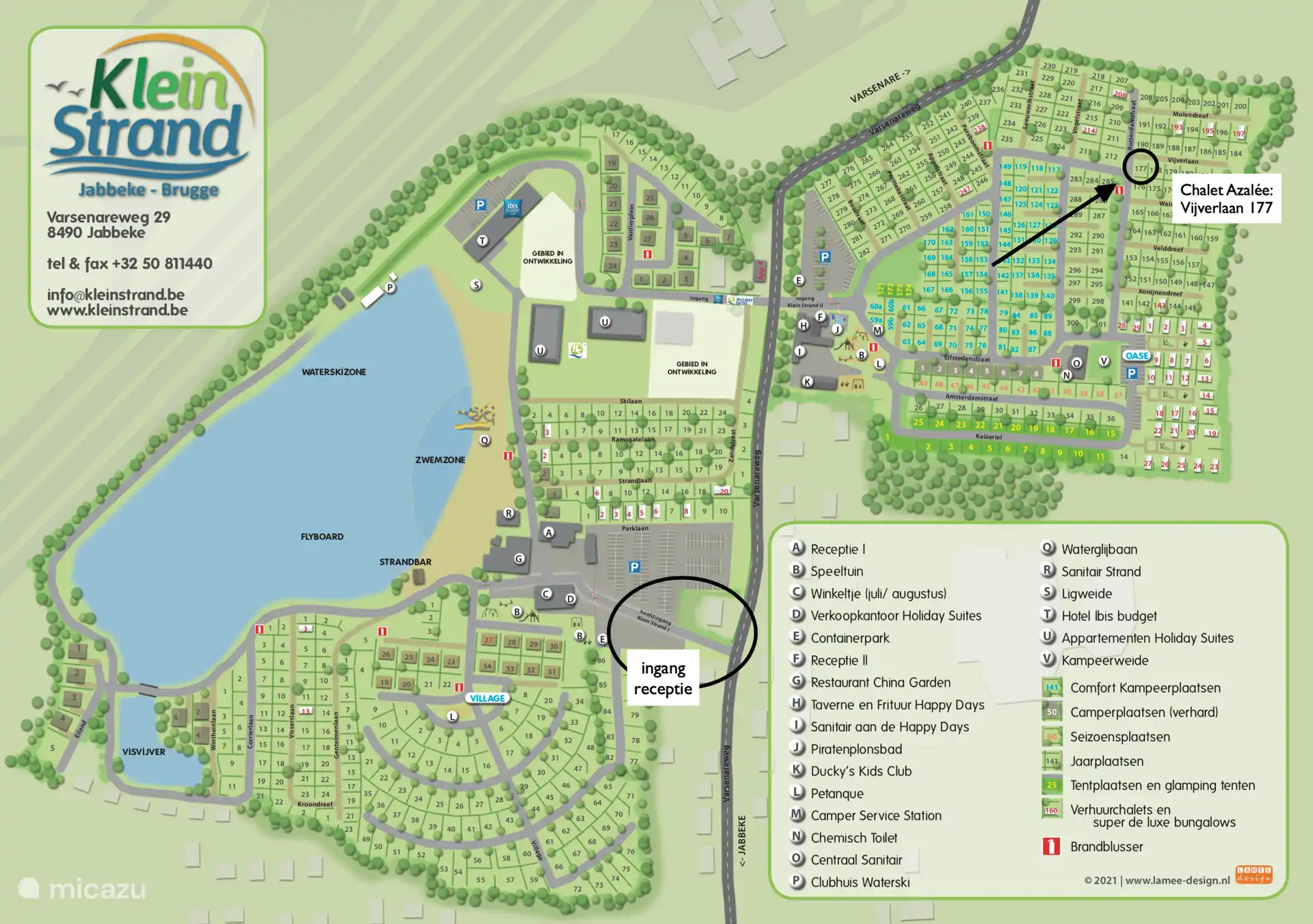 Mapa del parque de alojamientos 