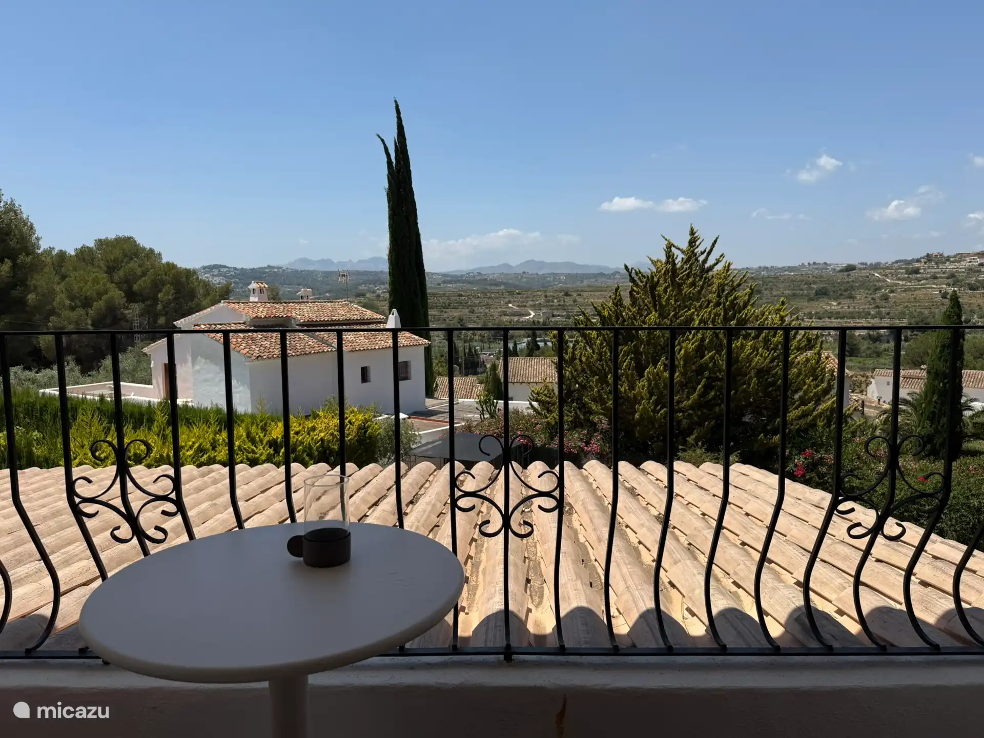 View from balcony apartment 1st floor