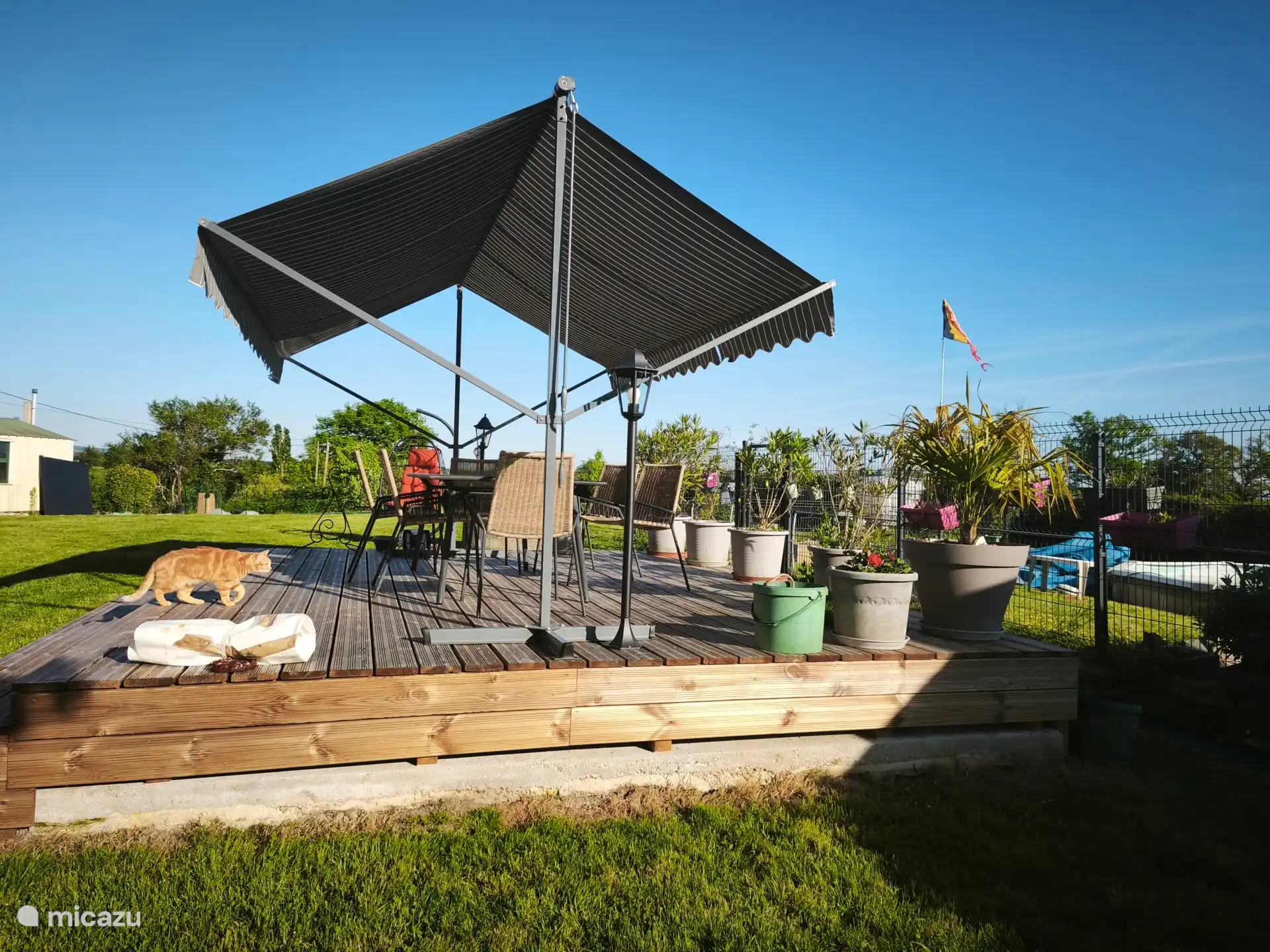 Herrliche Sonnenterrasse