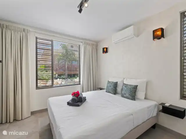 Location de Vacances Curaçao, Curaçao-Centre, Willemstad, villa - Villa Jazmyn 17, plage de Blue Bay Chambre 2 étage inférieur