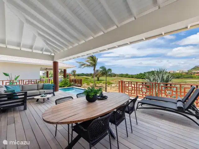 Location de Vacances Curaçao, Curaçao-Centre, Willemstad, villa - Villa Jazmyn 17, plage de Blue Bay Terrasse