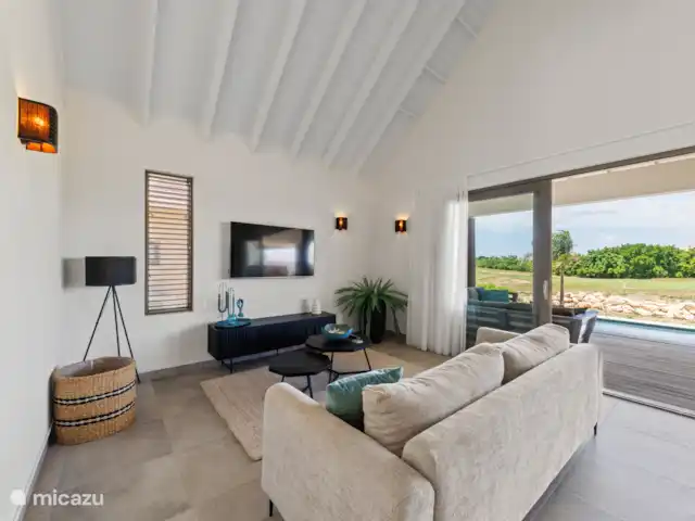 Location de Vacances Curaçao, Curaçao-Centre, Willemstad, villa - Villa Jazmyn 17, plage de Blue Bay Salon