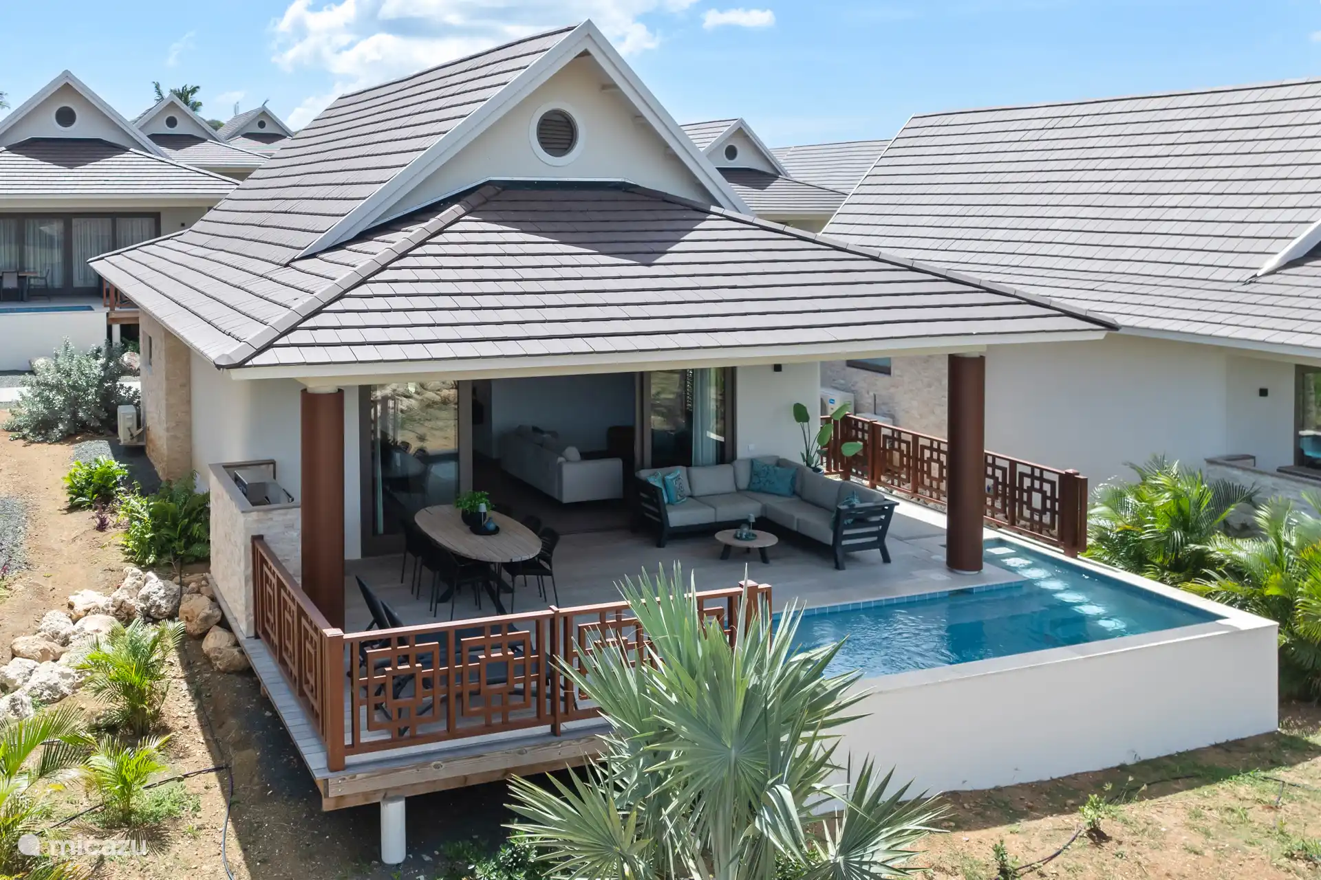 Villa Jazmyn 17, Strand der Blauen Bucht in Curaçao, Curacao-Mitte, Willemstad - villa