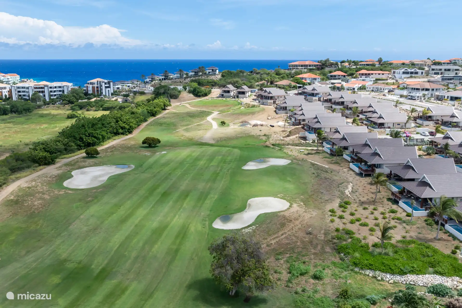 Blick auf den Golfplatz