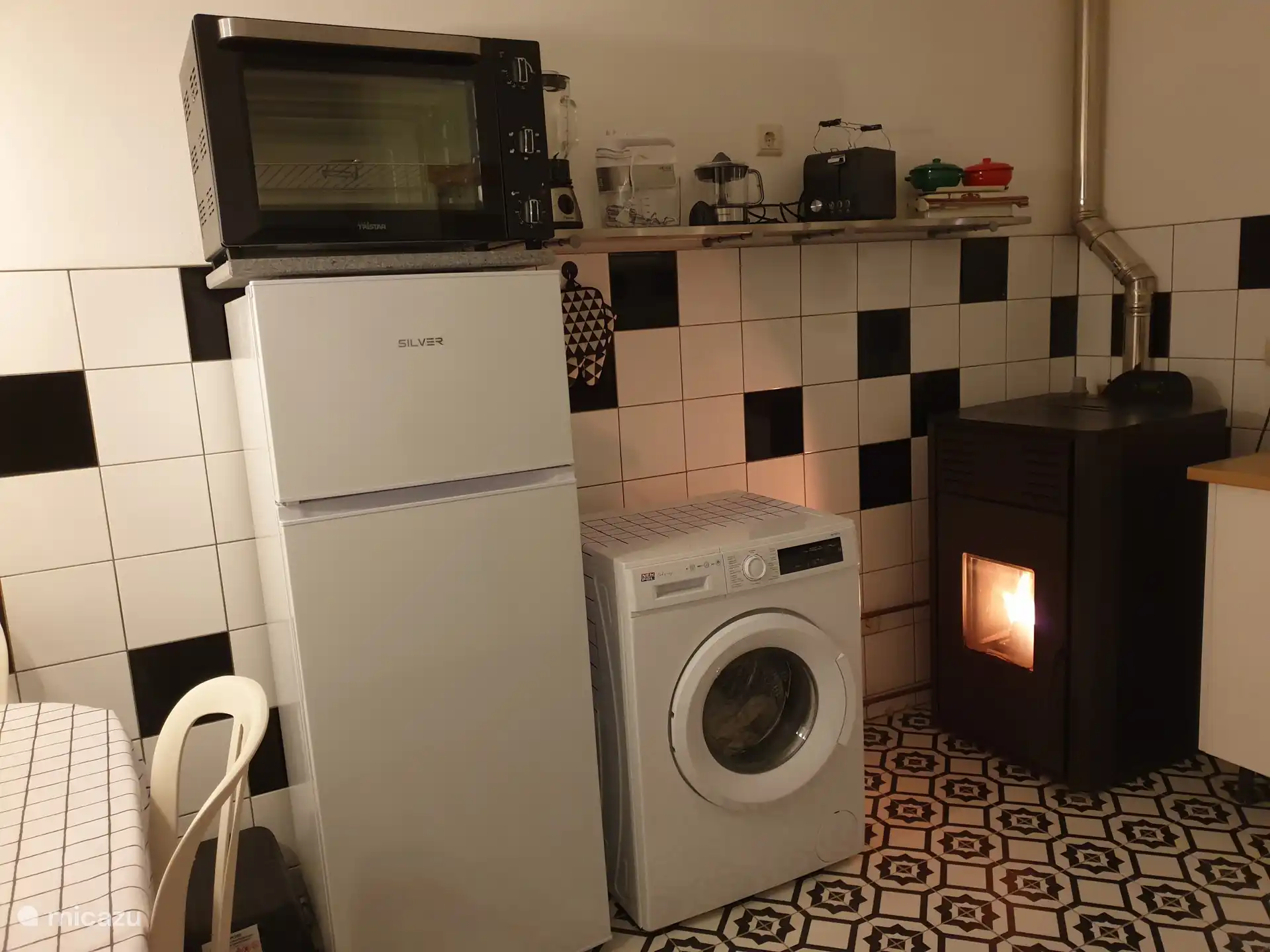 De keuken, van alle gemakken voorzien!