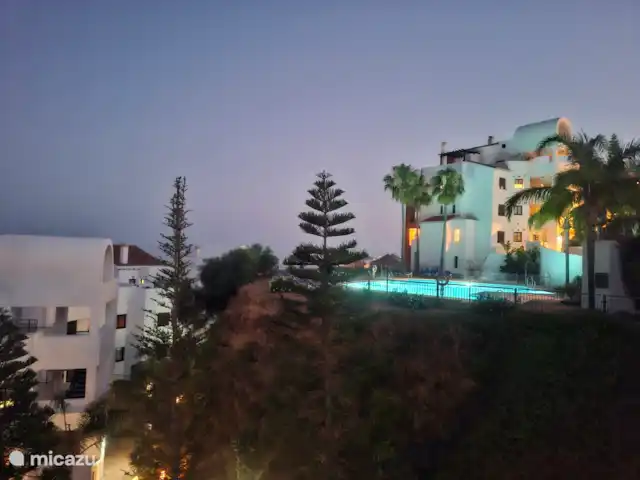 Ático en primera línea de mar VistaMar en España, Costa del Sol, Torrox-Costa - penthouse Pool 2 tiro nocturno