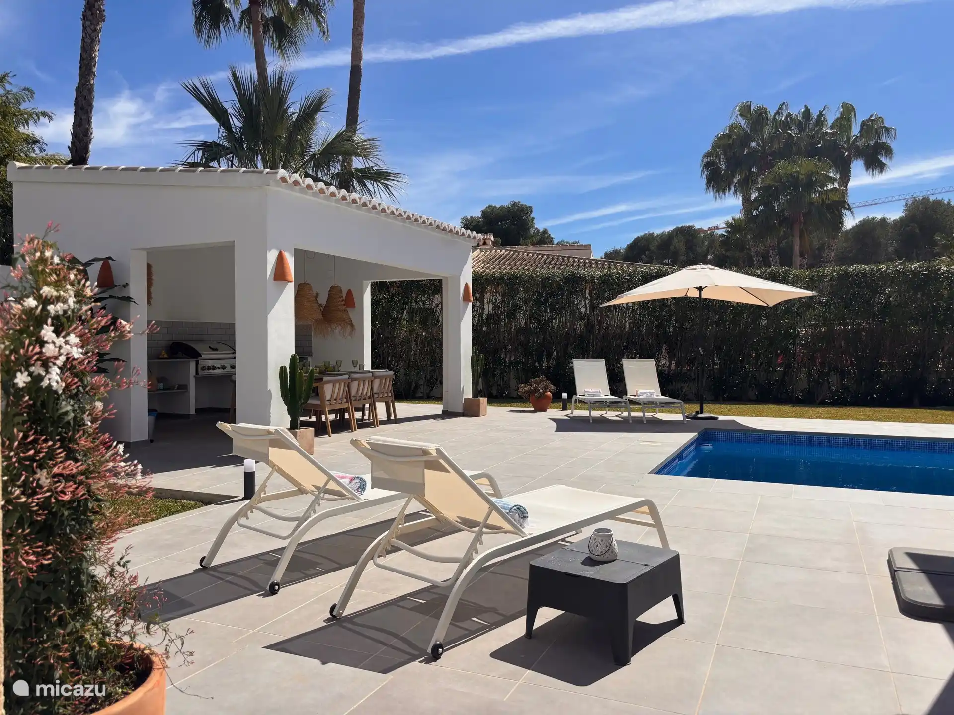 View from the naya on the terrace and casita