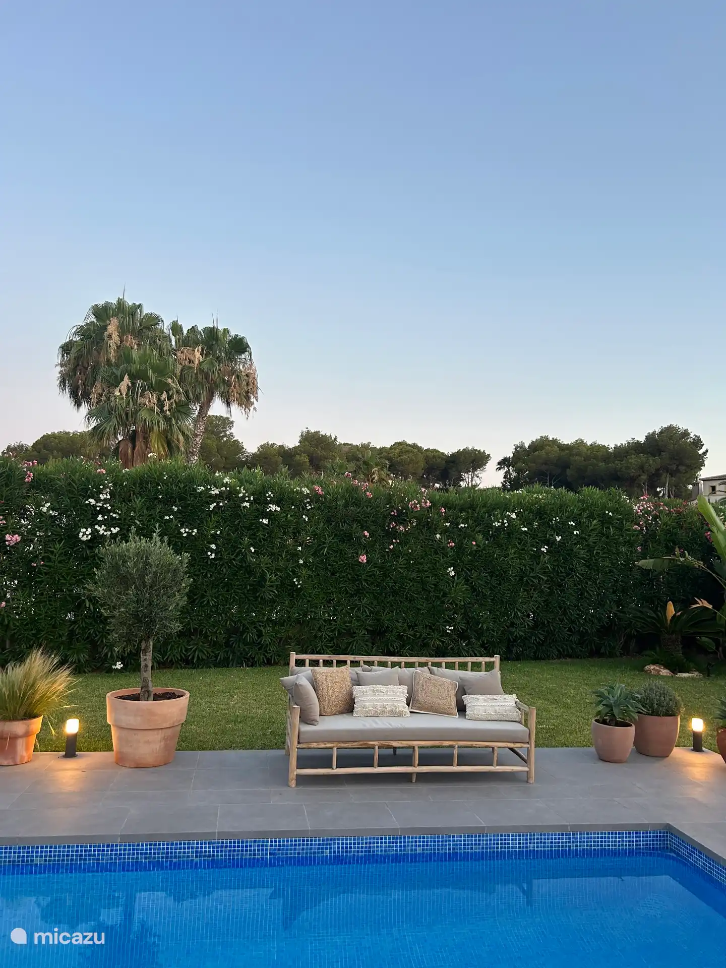 Lounge sofa by the pool