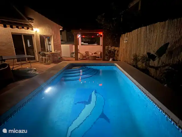 Casa de los Leones – Vue ! | Espagne, Andalousie, Viñuela - villa Éclairage d’ambiance pour les douces soirées