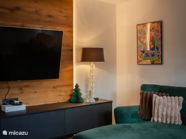 Location de Vacances Autriche, Tyrol, Gerlos, appartement - Appartement familial avec jardin Salon avec cuisine