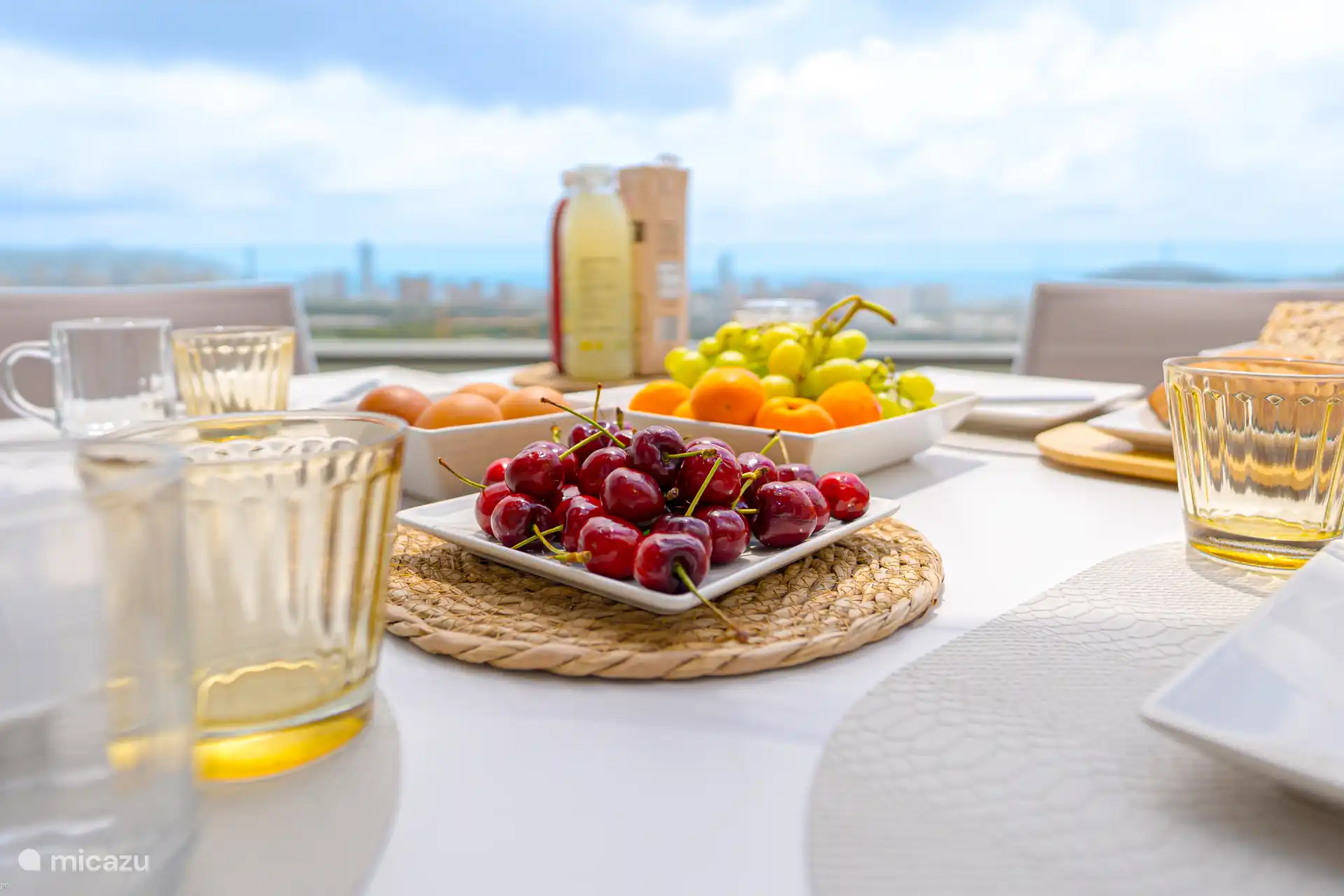 Casa Oréa - Frühstück mit Aussicht 