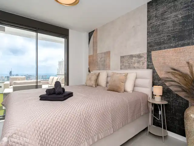 Oréa | Espagne, Costa Blanca, Finestrat - appartement Oréa - Chambre parentale avec accès à la terrasse.