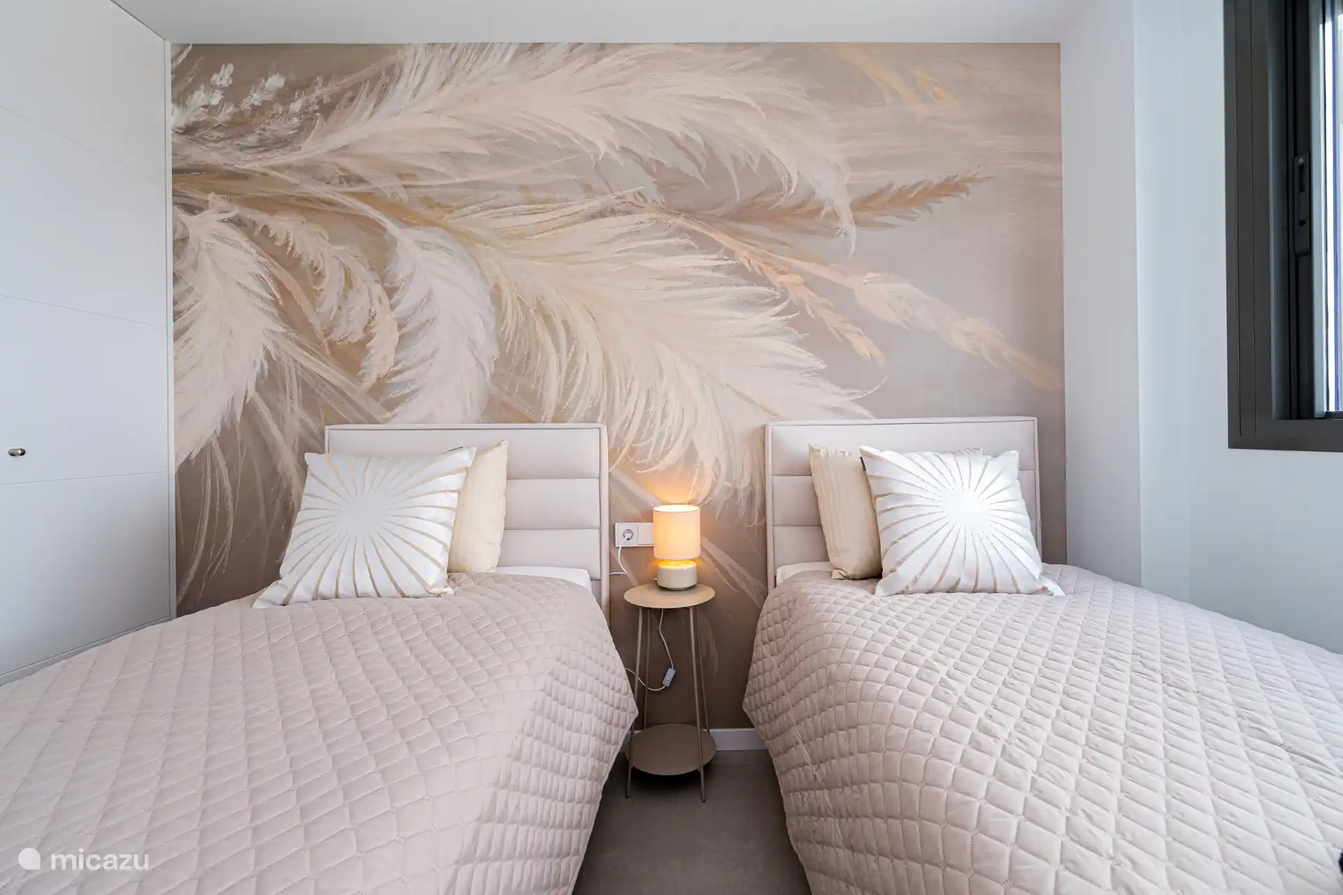 Oréa - Zweites Schlafzimmer mit zwei getrennten Einzelbetten.