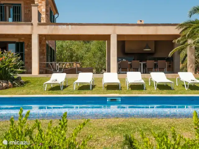 Villa Melis | Espagne, Majorque, Santanyí - villa Chaises longues