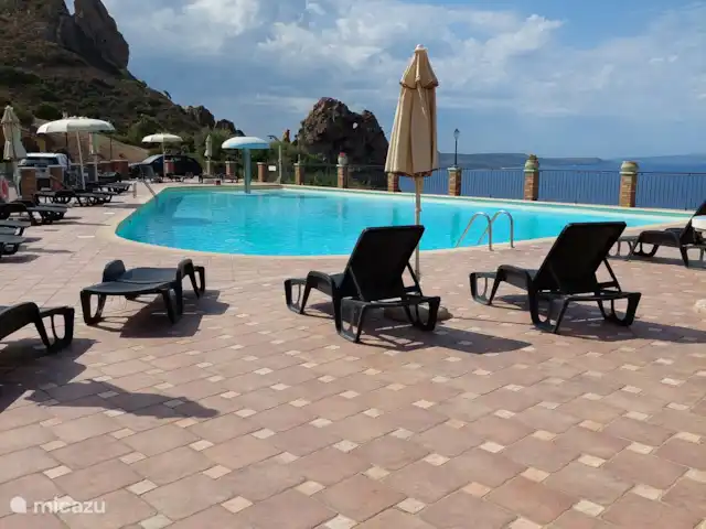 Il Sole & La Luna huren in Italië, Sardinië, Iglesias Nebida - appartement Zwembad met gratis parasols en ligbedden