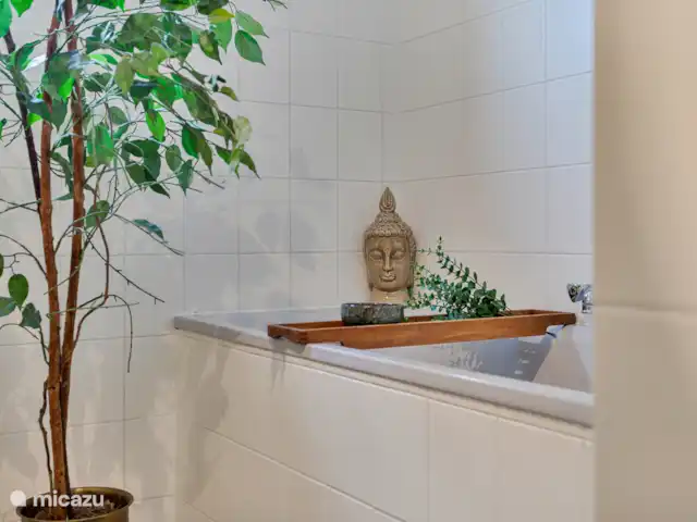 Cabaña Woodsy Forest en Países Bajos, Limburgo, Sevenum - chalet Solo relájate en el baño