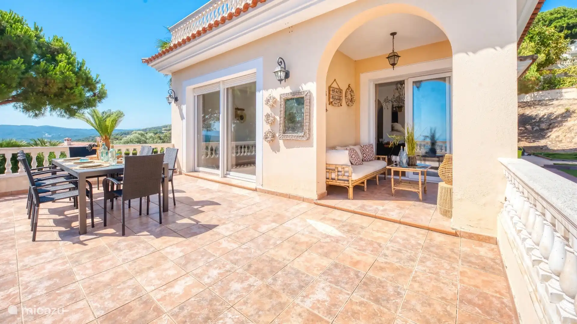 enjoy the most beautiful view over Lloret de Mar and the Mediterranean Sea.