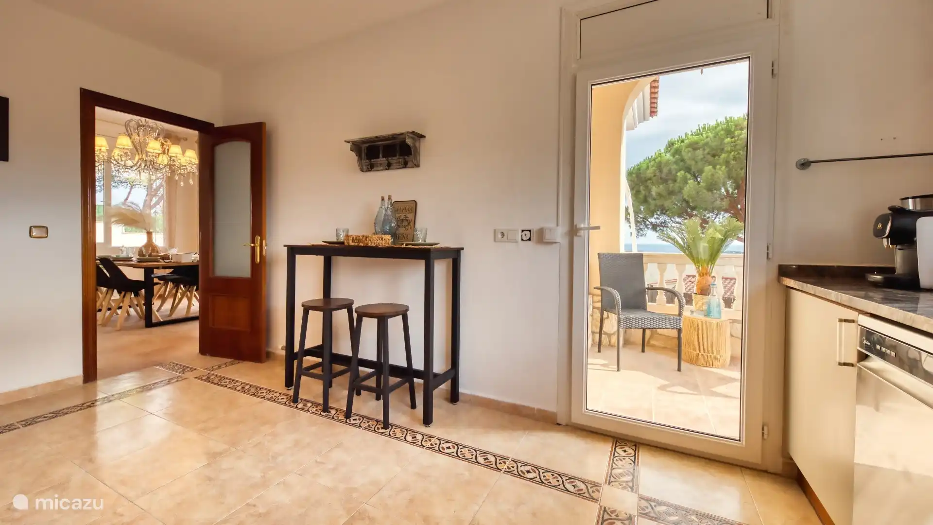 enjoy the most beautiful view over Lloret de Mar and the Mediterranean Sea.