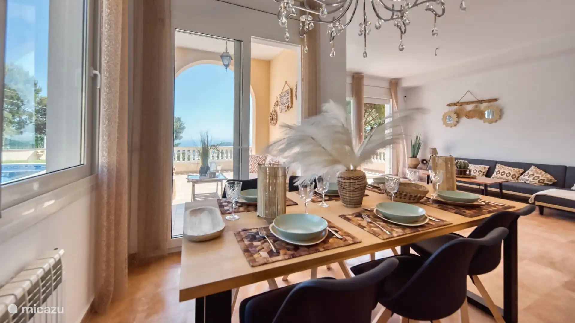 enjoy the most beautiful view over Lloret de Mar and the Mediterranean Sea.