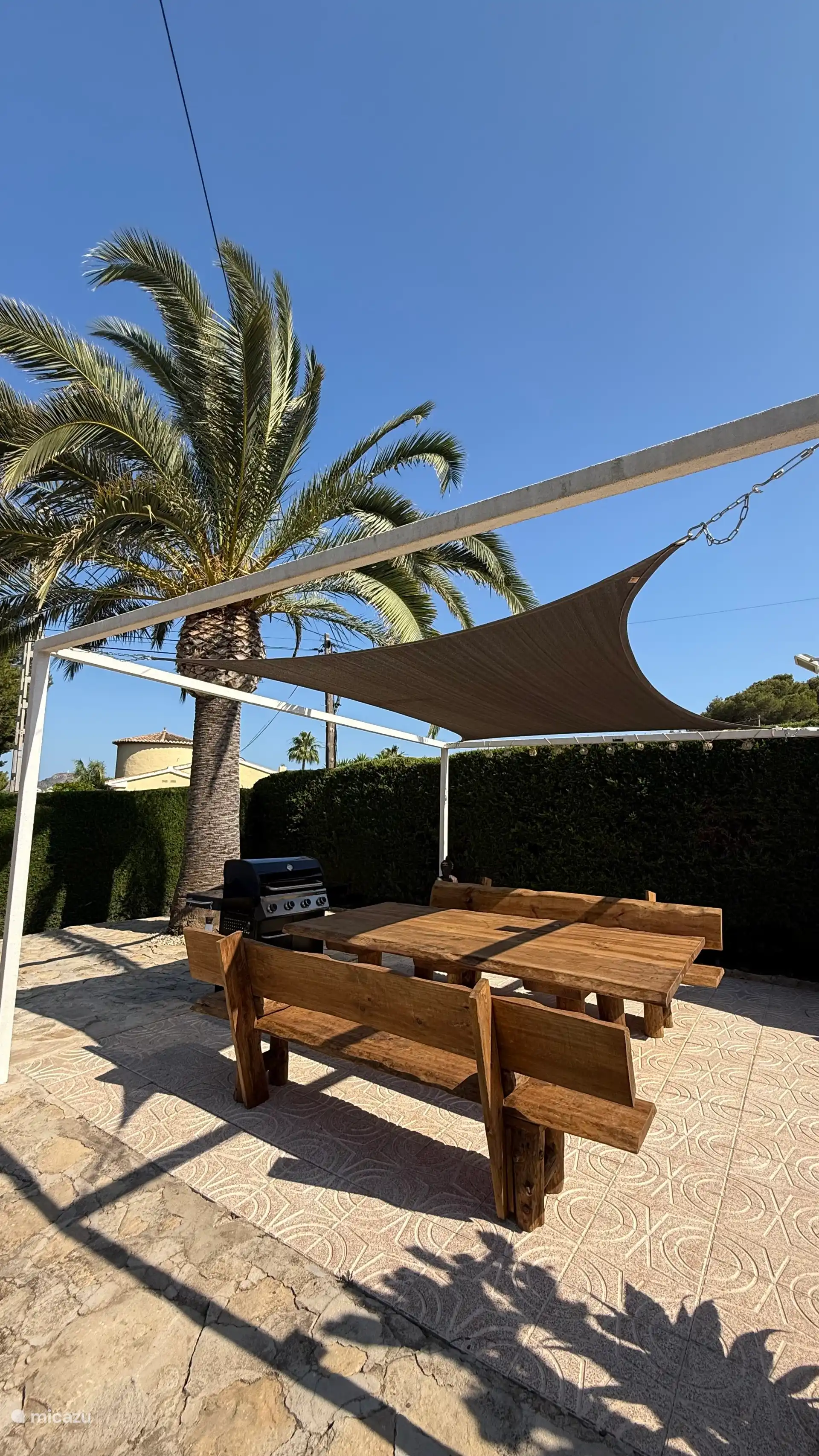 The gas BBQ is also at your disposal