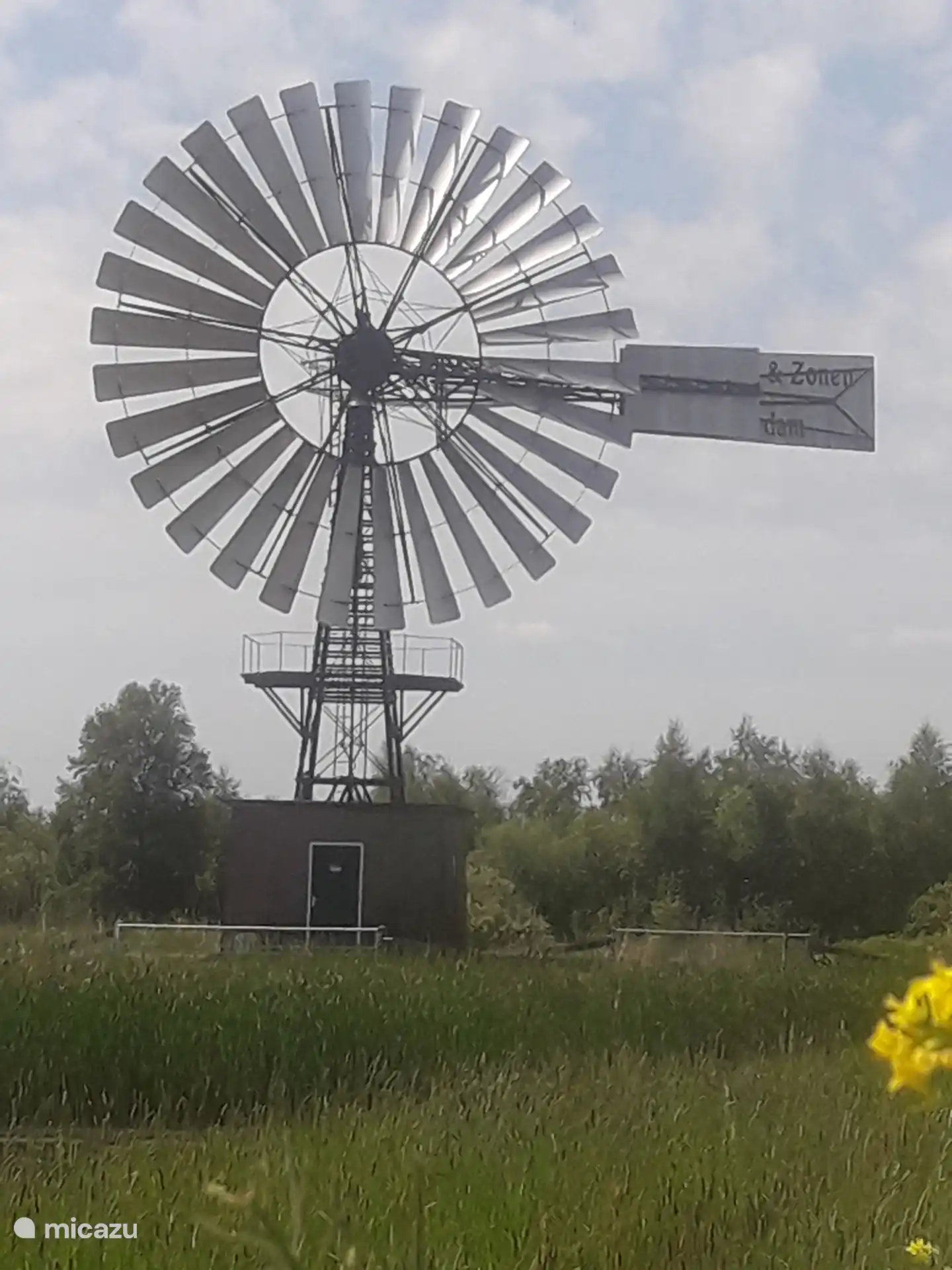 Le moulin de Smalle Ee, le long de la piste cyclable