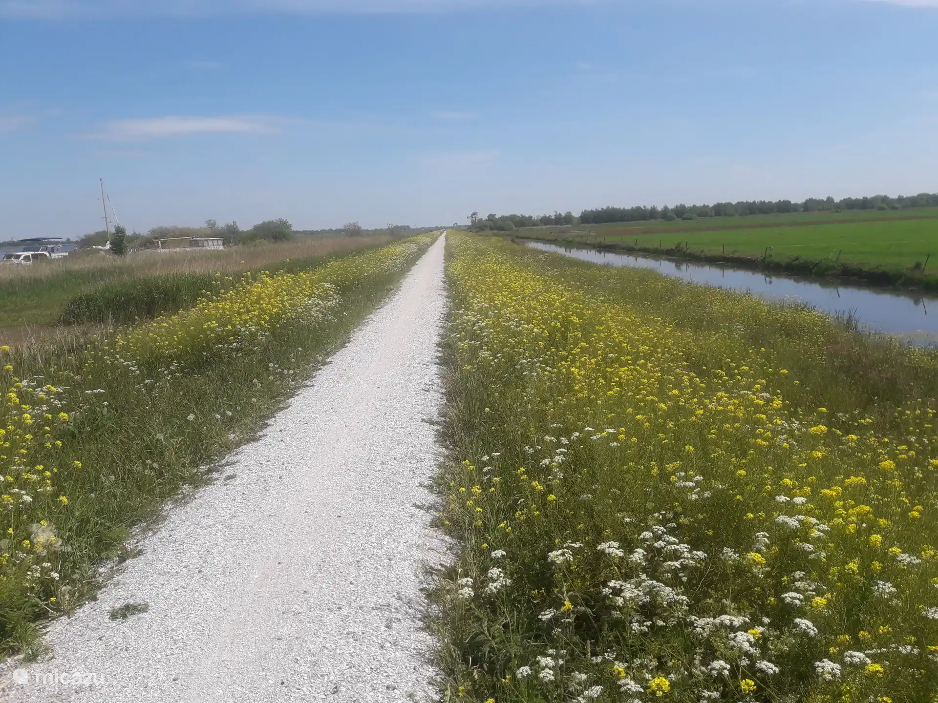 Piste cyclable de notre maison au Veenhoop