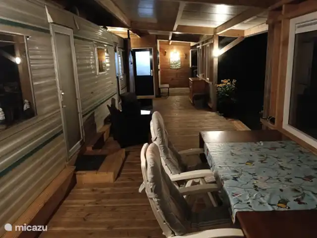 Location de Vacances Pays-Bas, Frise, De Wilgen, mobil-home - L’odeur Wylgen Véranda