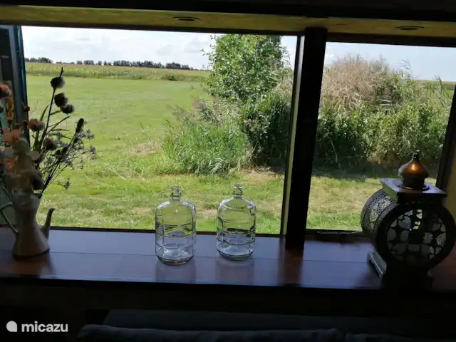 Location de Vacances Pays-Bas, Frise, De Wilgen, mobil-home - L’odeur Wylgen Vue depuis la caravane