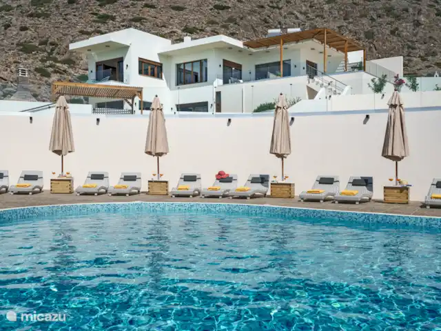 Deportes acuáticos, Grecia, Creta, Sitia, villa Villa de lujo en primera línea de playa en Atalandia