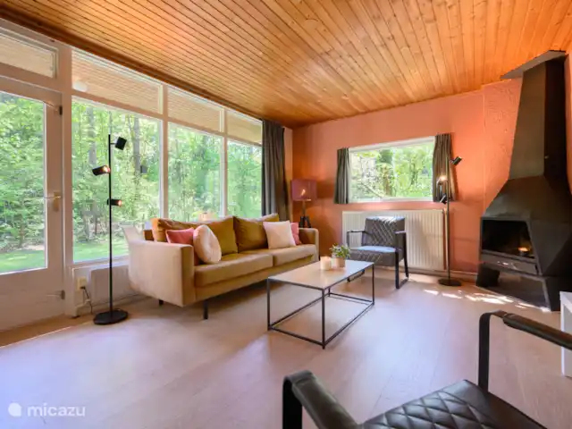 Le Labrador | Pays-Bas, Gueldre, Winterswijk - maison de vacances Salon avec accès à la terrasse et au jardin.