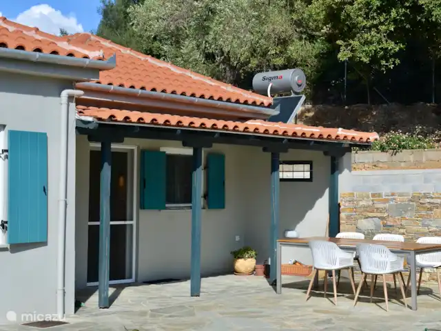 Adelfótita | Grèce, Pelion, Promyri - maison de vacances Terrasse et auvent