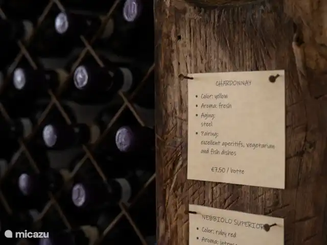 Vignot & Vin | Italie, Piémont, Costigliole d'Asti - maison de vacances CAVE À BOUTEILLES