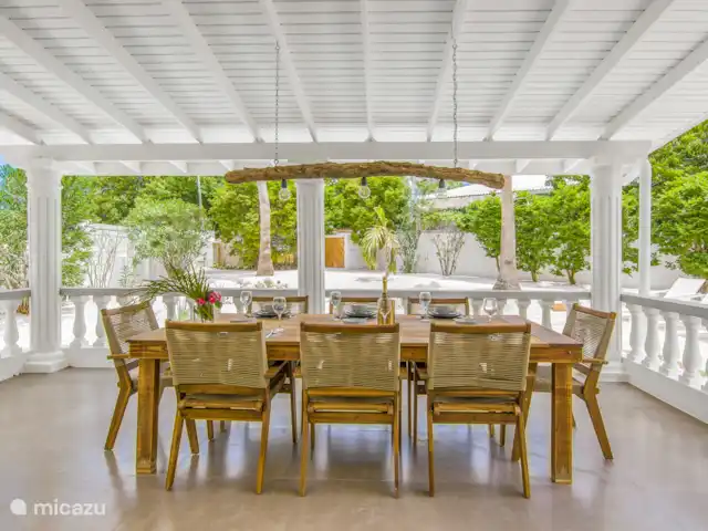 Villa Tropikas | Curaçao, Banda Ariba (est), Jan Thiel - villa Table à manger