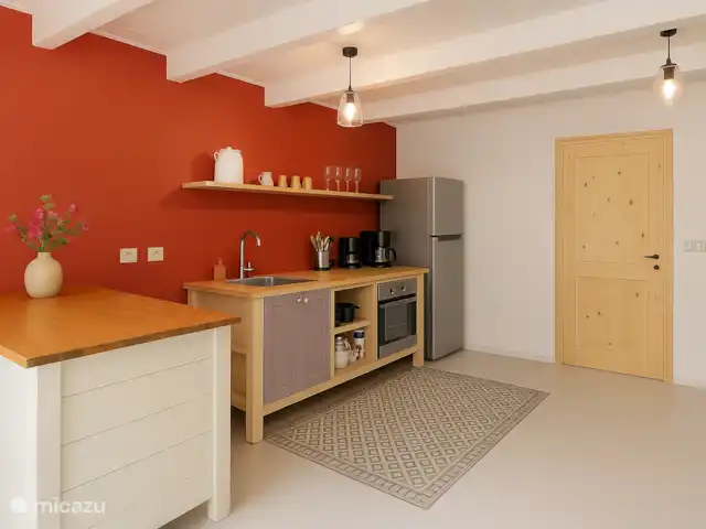 appartement in Curaçao, Banda Ariba (oost), Jan Thiel – The Green Turtle Eco Lodge B Keuken