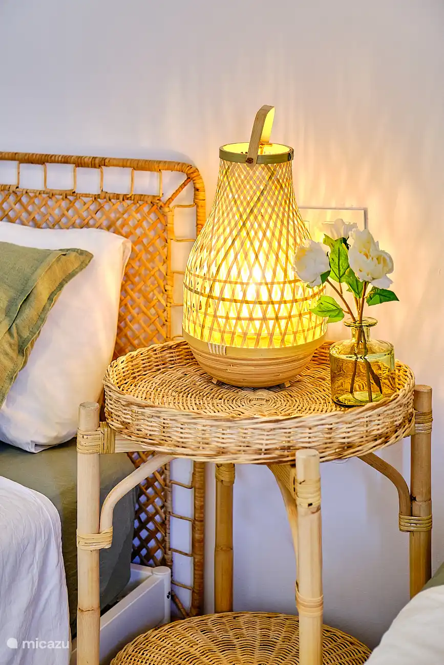 Schlafzimmer mit 2 Einzelbetten (90*200) mit Einbauschr&#228;nken.