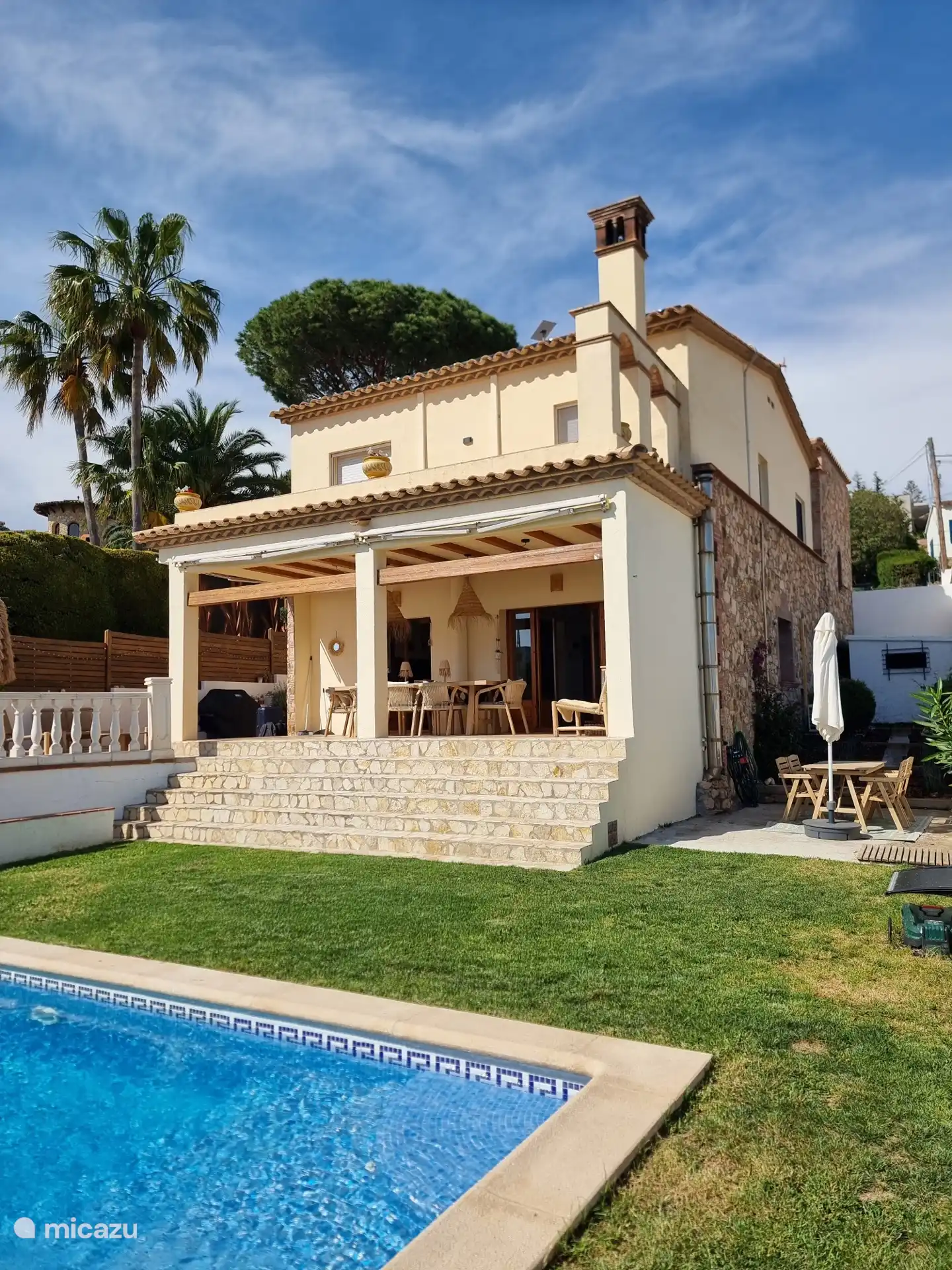 back of house with view of veranda