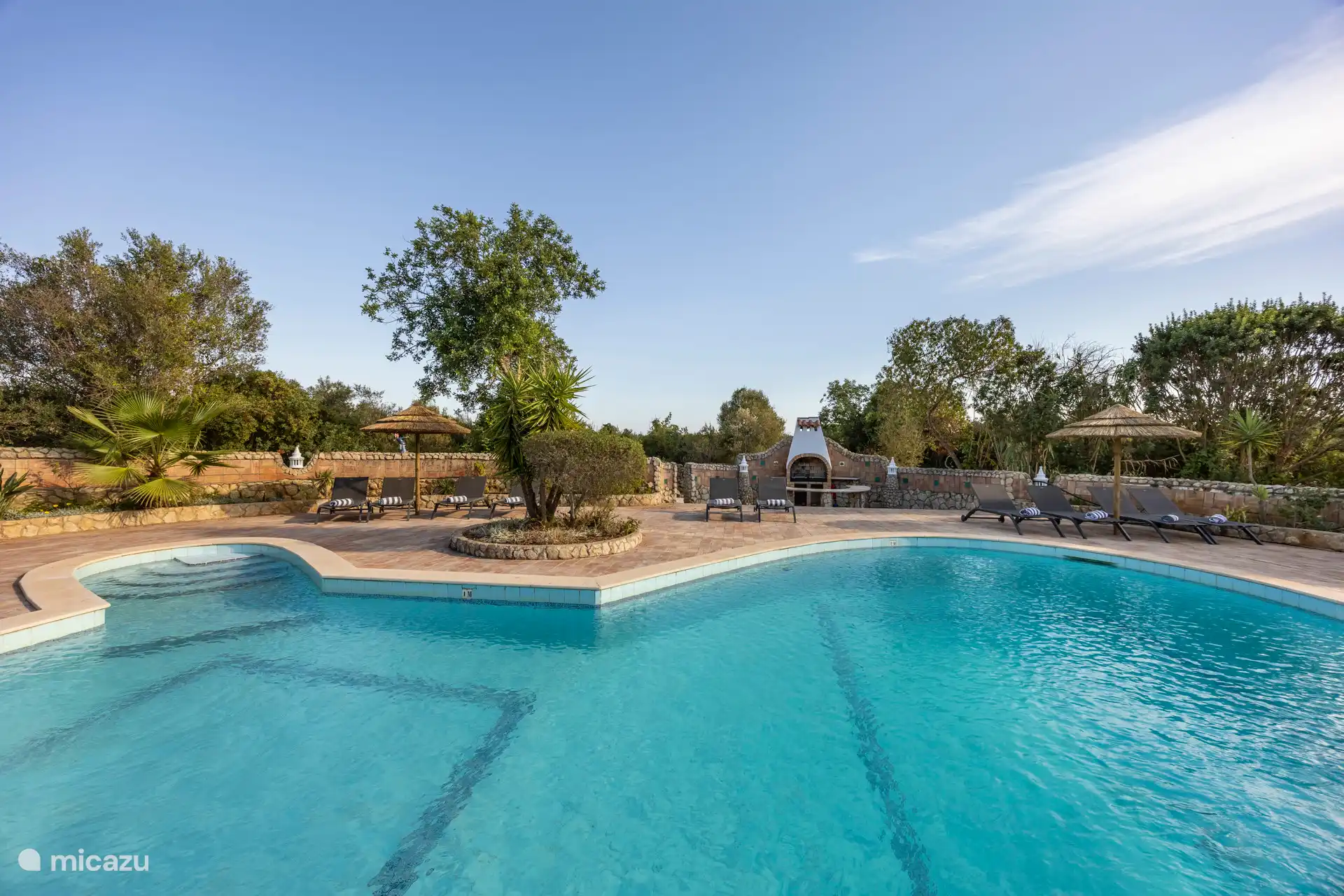 Schwimmbad mit Grill