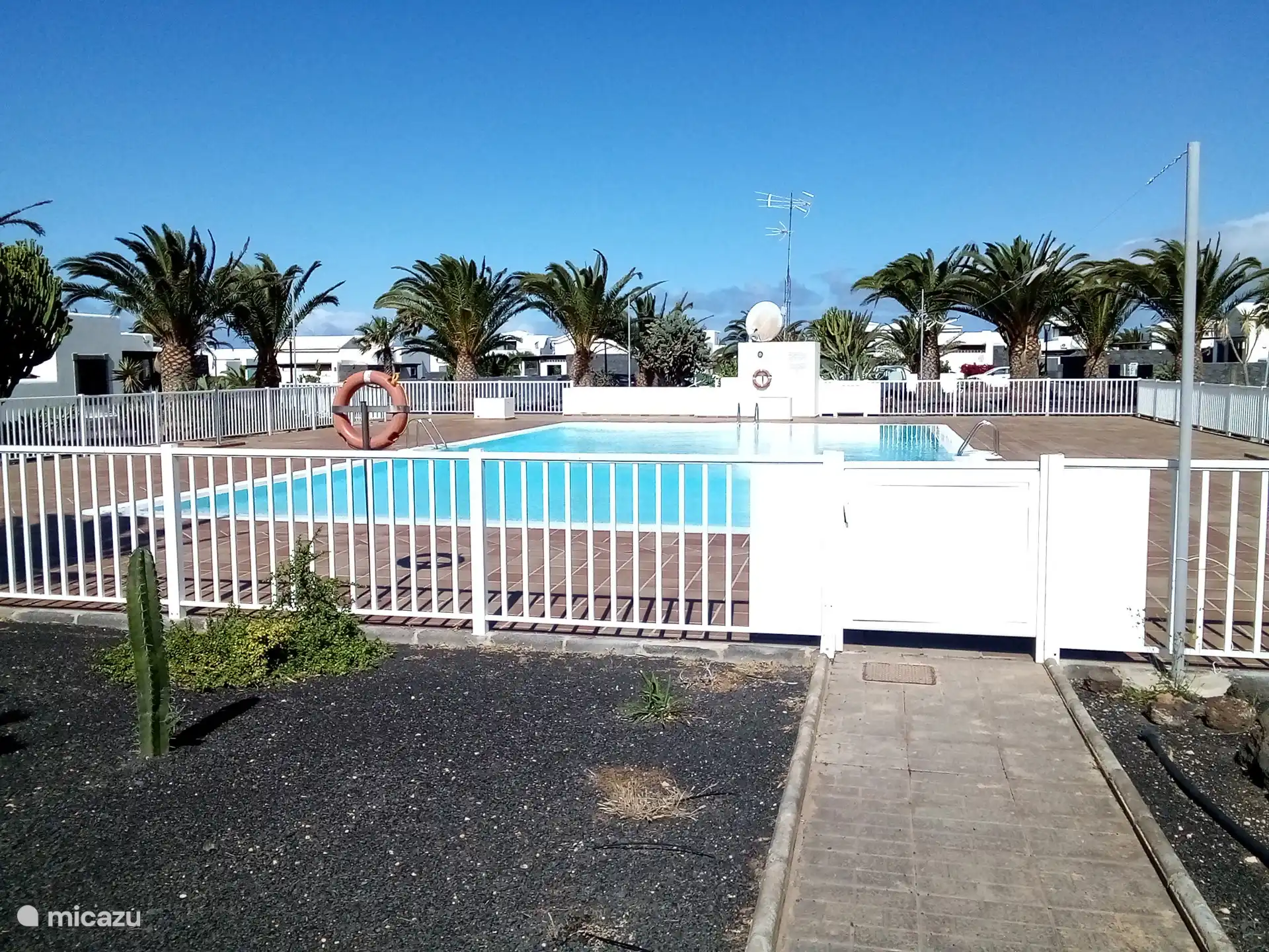 There is a communal swimming pool on the gated complex that you can use. 