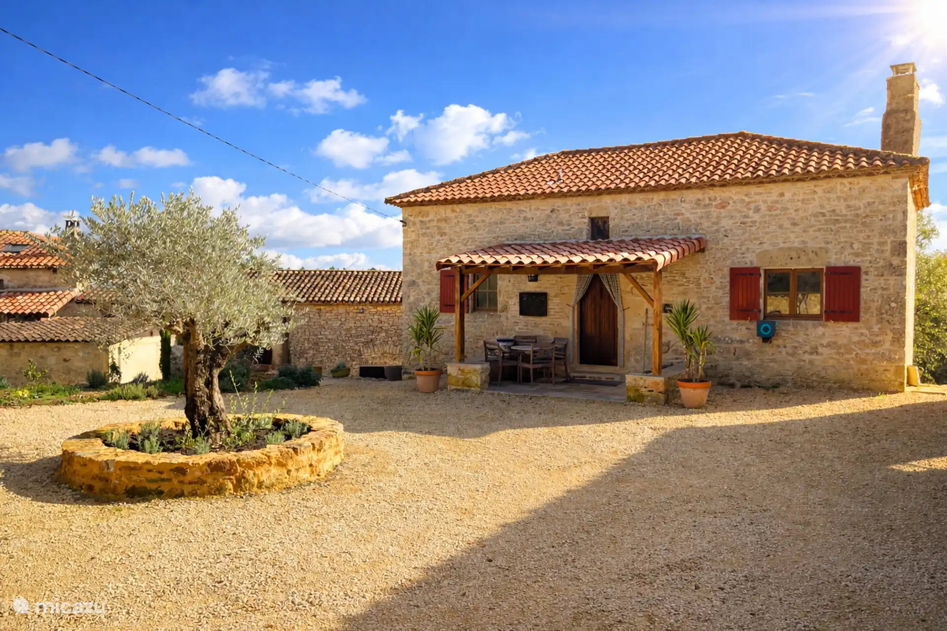 Voorzijde vakantiehuis