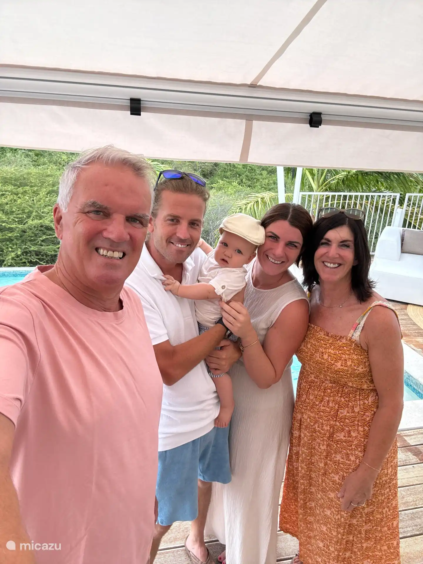 Rob, Corinna, Femke en Sjors