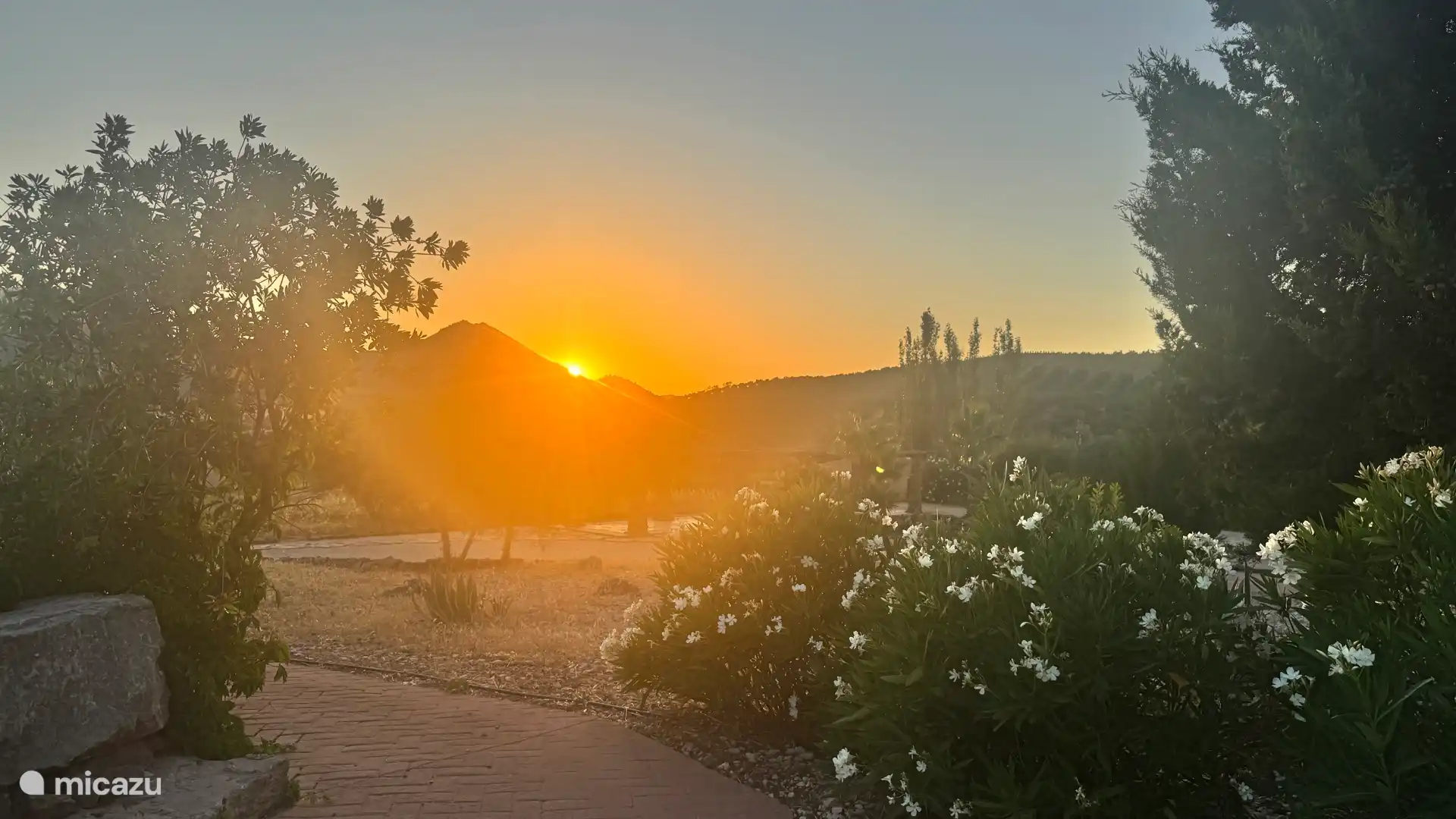Einer der tollen Sonnenuntergangsmomente auf der Finca.