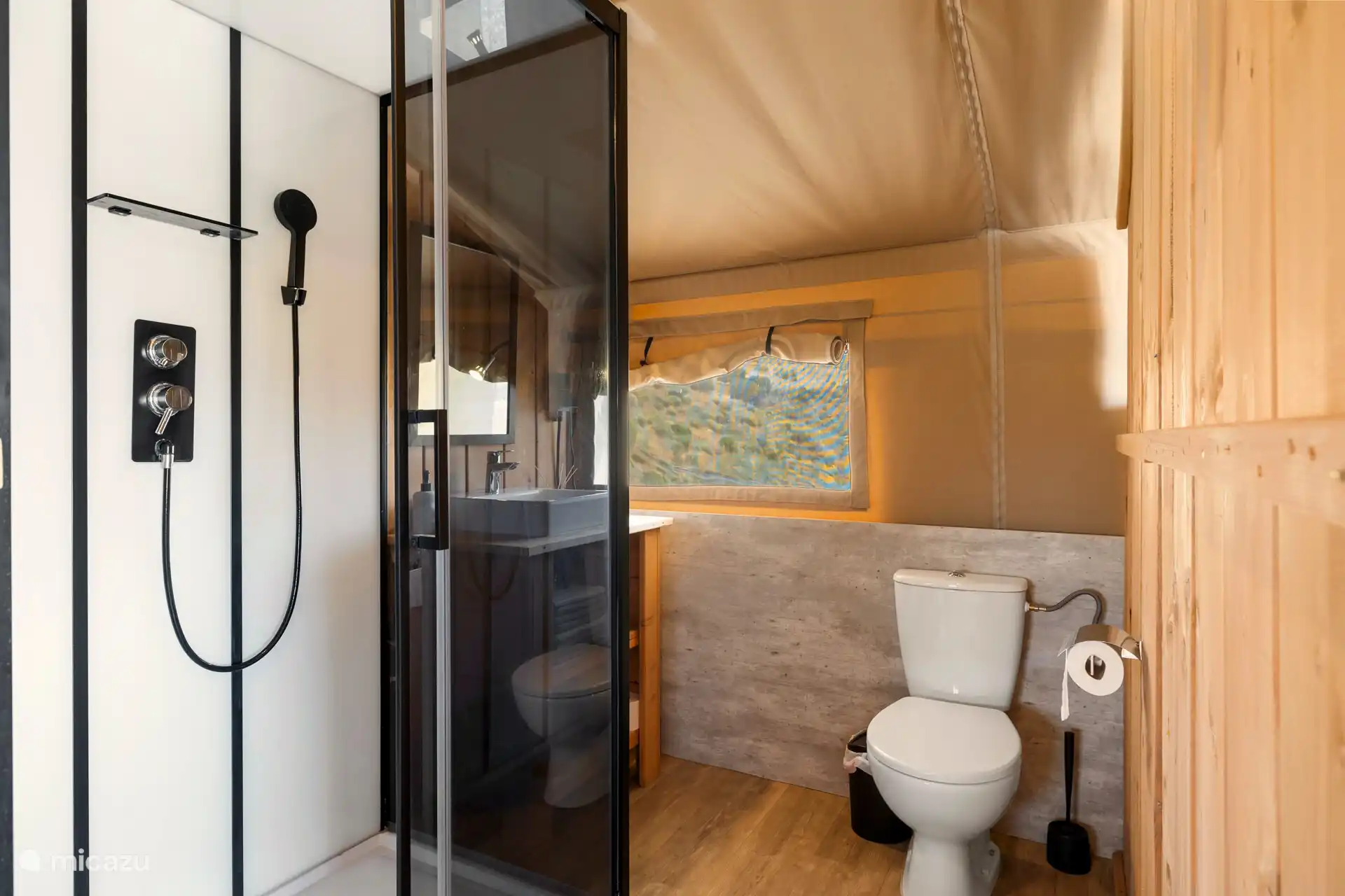 Safarizelt für Badezimmer