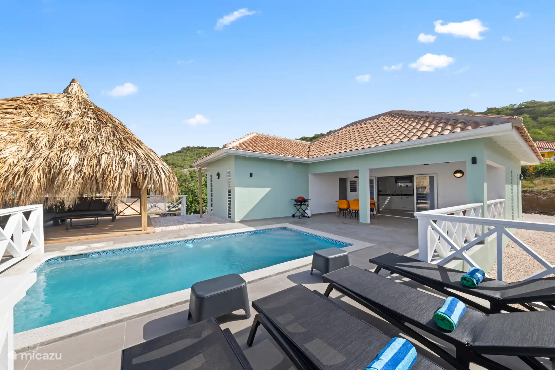 villa in Curaçao, Banda Abou (West), Fontein – Dushi Bida - 2 bedrooms, pool