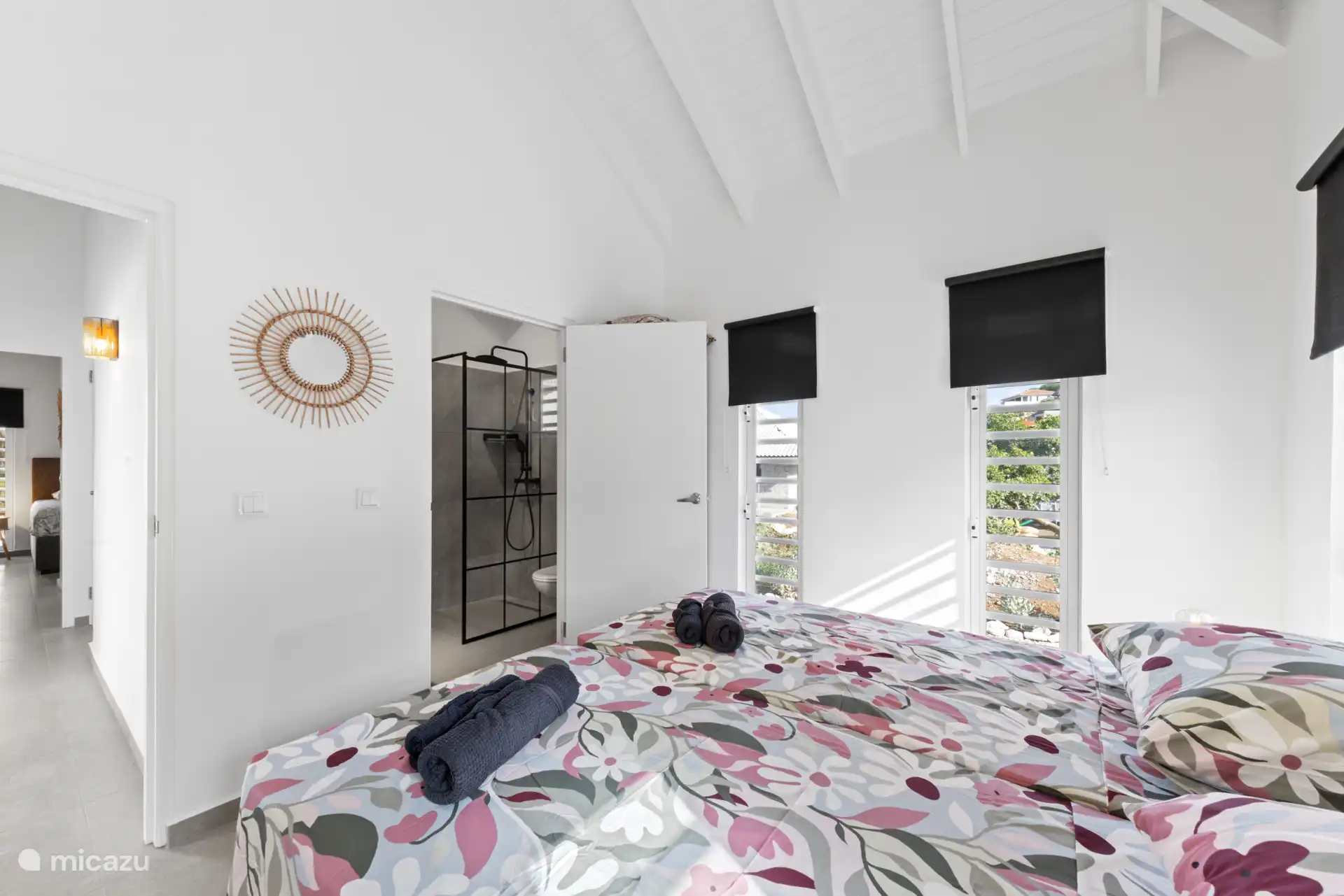 The ensuite bathroom in the second bedroom