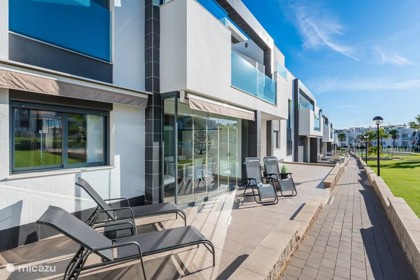 Buitenruimte van het huis