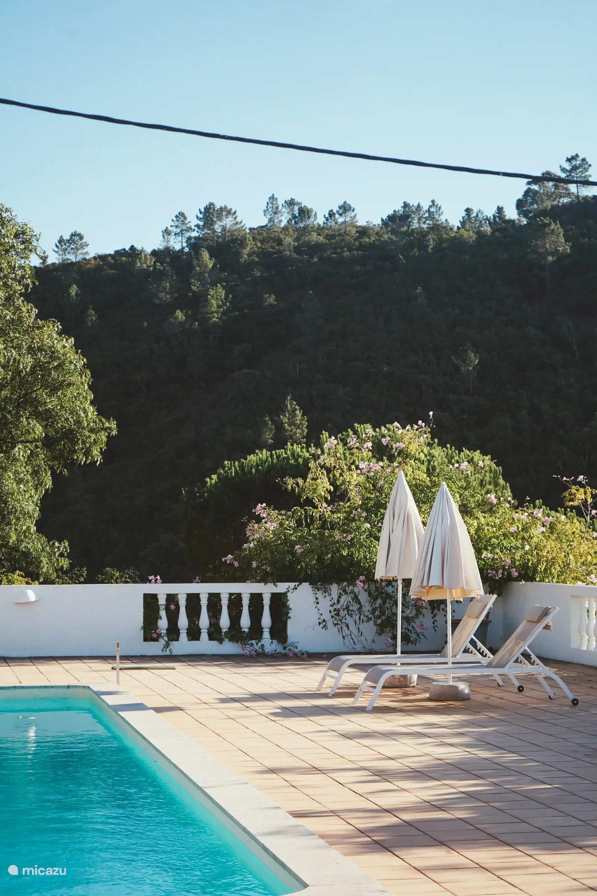 Terrasse de la piscine