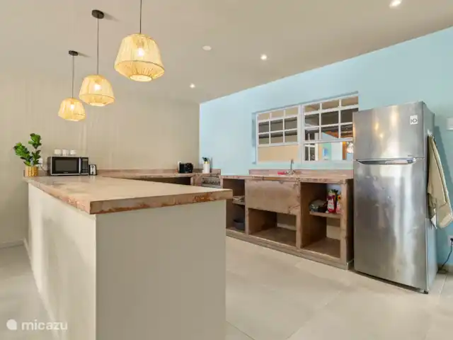 Kas Tres Sol | Bonaire, Bonaire, Belnem - maison de vacances Cuisine entièrement équipée.