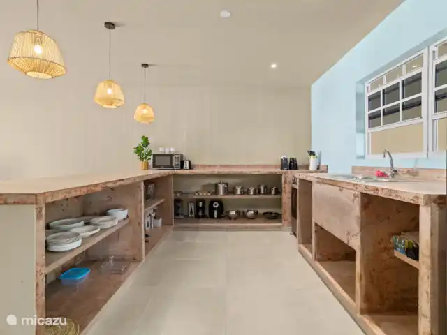 Kas Tres Sol | Bonaire, Bonaire, Belnem - maison de vacances Cuisine entièrement équipée.